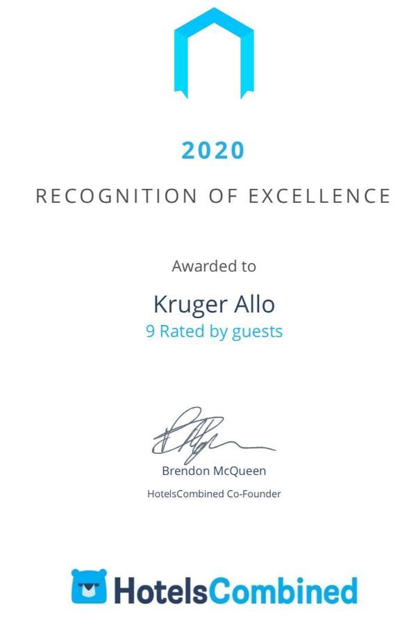 קומאטיפורט Kruger Allo B&B מראה חיצוני תמונה